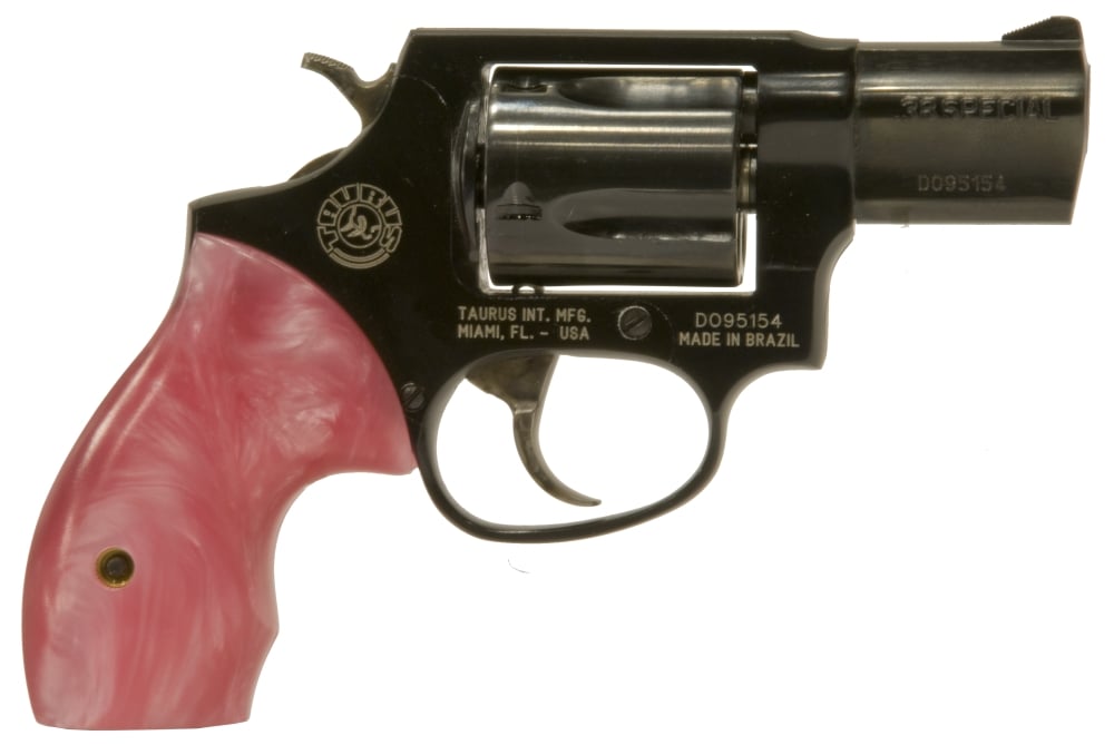 Taurus Model 85 Blued/Pink Pearl 38 Special Revolver