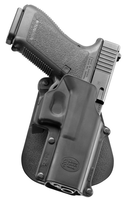 Fobus Standard Belt Paddle Fits Glock 20/21/37/38/40/41 Plastic Black