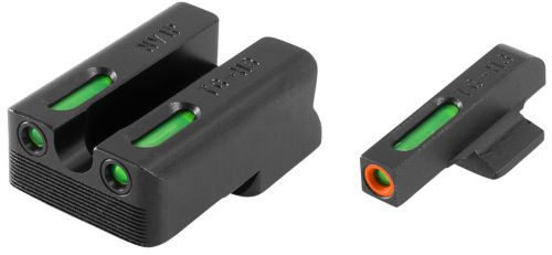 TruGlo TFX Pro for 1911 with Novak 260 Front, 450 Rear Green/Orange Fiber Optic Handgun Sight