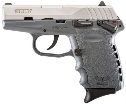 SCCY CPX-1 Sniper GrayStainless 9mm Pistol CPX1TTSG | 10 Rounds