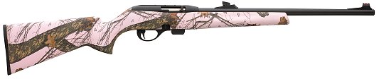Remington 597 .22 LR  w/20 Barrel & Mossy Oak Pink Camo Stock