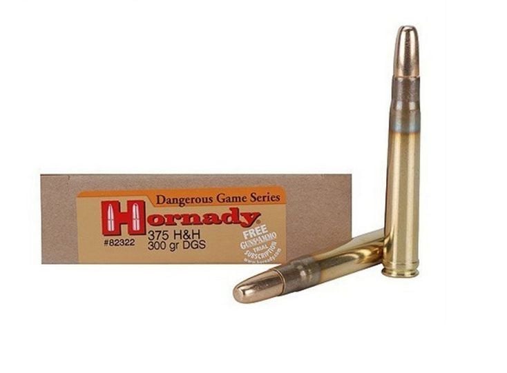 Hornady 375 HH 300 Grain Dangerous Game Solid 20rd box 82322