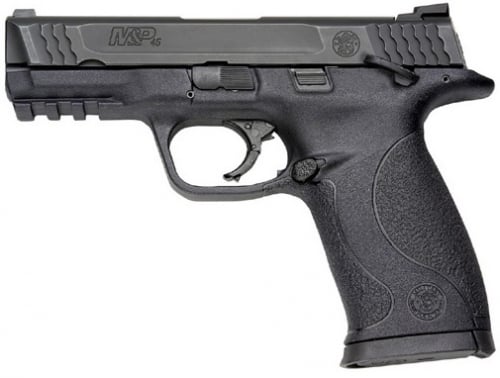 Smith & Wesson LE M&P 45 Mid-Size Double 45 Automatic Colt Pistol (ACP) 4 10+1 Black Interchangeable Backstrap Grip Blac