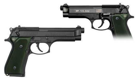 Beretta 15 + 1 Round 9MM Limited w/4.9 Barrel/Green Hogue A