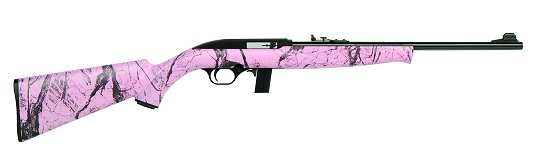 Mossberg & Sons Plinkster 22 LR Pink Marbled