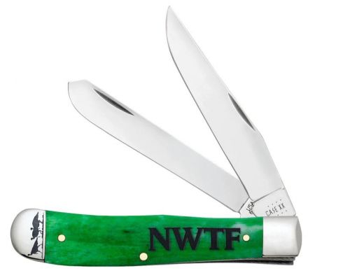 Case Natural Trapper NWTF Folder Knife w/Clip & Spey Blades