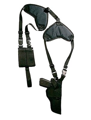 Bulldog Cases Black Shoulder Holster For Beretta/Browning/Co