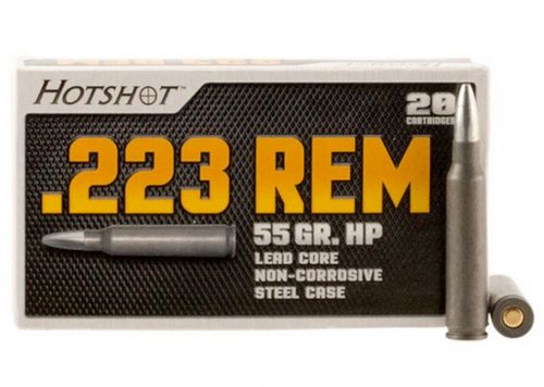 Century Hotshot .223 REM/5.56 NATO  55 GR HP 20 Bx/ 50 Cs