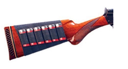 Bulldog Cases Black Buttstock Shotgun Shell Holder