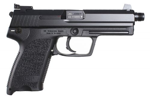 Heckler & Koch H&K USP V1 Tactical 45 ACP 5.09 10+1 (2) Black Blued Steel Slide Black Polymer Grip