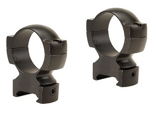 Weaver 30MM High Matte Black Grandslam Rings