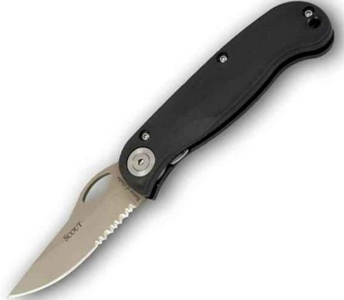 Knives Of Alaska Scout D2 Clip Point Folder Knife w/Plain Ed