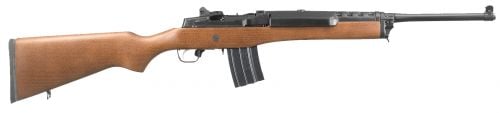 Ruger Mini-14 Ranch 5.56x45 18.5 Blued, Hardwood Stock 20+1