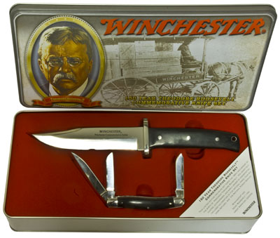Winchester Teddy Roosevelt Knife Set Steel Multip