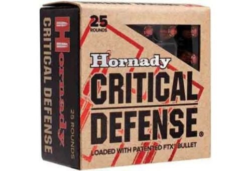Hornady Critical Defense 38 Spl +P  110gr  FTX 25rd box