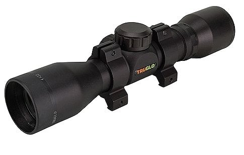 TruGlo Compact 4x 32mm Diamond Reticle Matte Black Rifle Scope