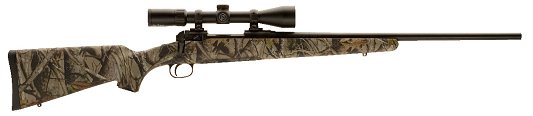 Stevens 4 + 1 22-250 Rem. w/Scope/Camo Stock