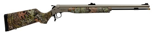 CVA Break Open Action .50 Cal w/Nickel Finish/Camo Stock