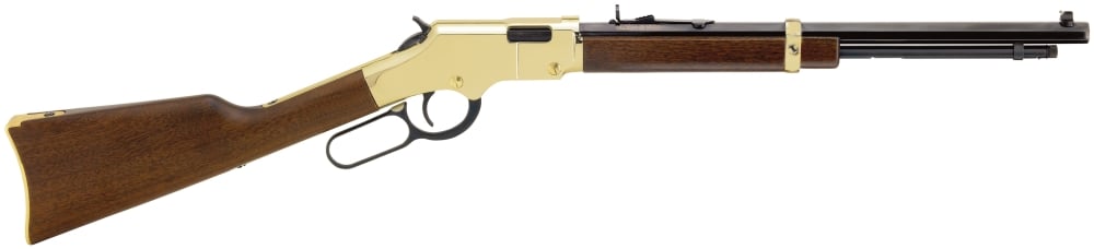 Henry Repeating Arms Golden Boy Compact Lever Action Rifle, 22 LR, 17 Barrel, Walnut, 12 Rounds