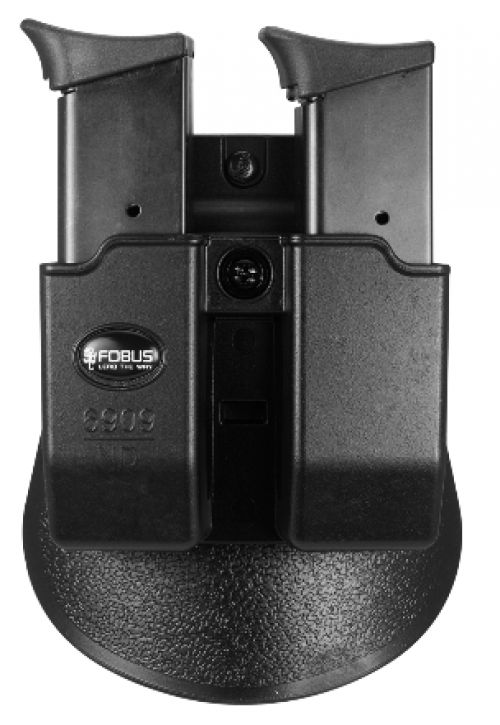 Fobus Paddle Double Magazine Pouch Black Plastic