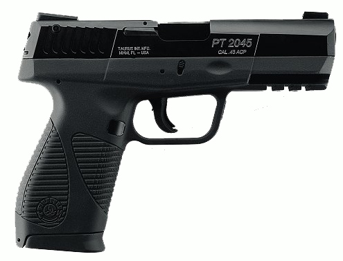 Taurus 12 + 1 Round 45 ACP w/4.2 Barrel/Night Sights/Blue F