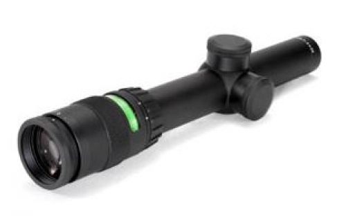 Trijicon AccuPoint 1-4x 24mm Green Triangle Post Reticle Rifle Scope