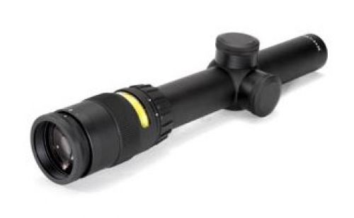 AccuPoint 1-4x24 Riflescope German #4 Crosshair w/ Amber Dot, 30mm Tube