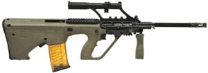 MSAR 223 Rem. w/Scope & Rail/OD Green Finish - 2503RH20