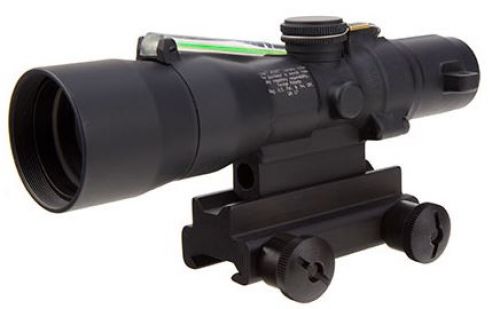 Trijicon 3x30 Compact ACOG Scope, Dual Illuminated Green Horseshoe/Dot 5.56x45mm/62gr. Ballistic Reticle w/ Colt Knob Thumbscr