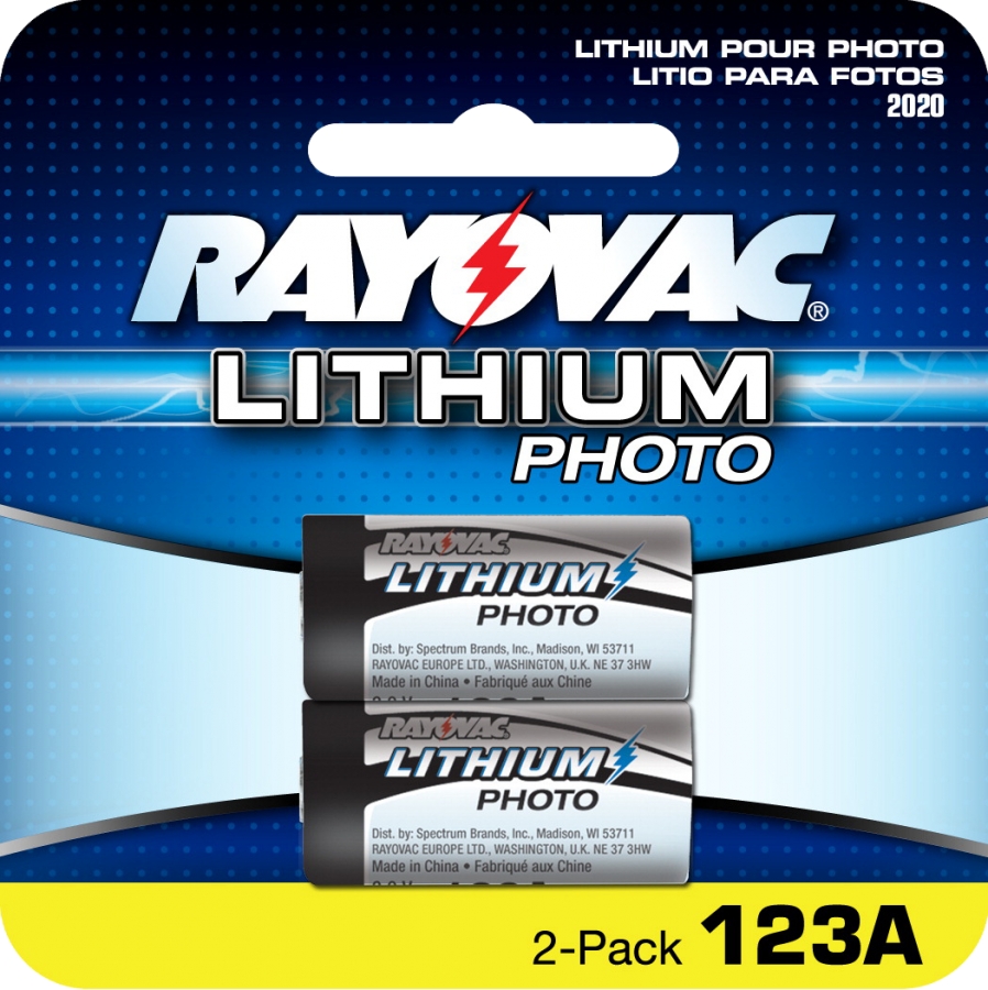 RayoVac 2 Pack 3 Volt Lithium Batteries
