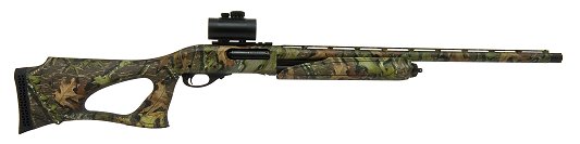 Remington 870 12 Ga. w/21 Barrel/Mossy Oak Obsession Finish/Red