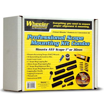 Wheeler Professional Scope Mounting Kit Combo For 1/30MM Tu