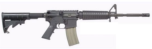 Bushmaster 26 + 1 223 Rem./5.56 Nato w/16 Barrel & 6 Positi