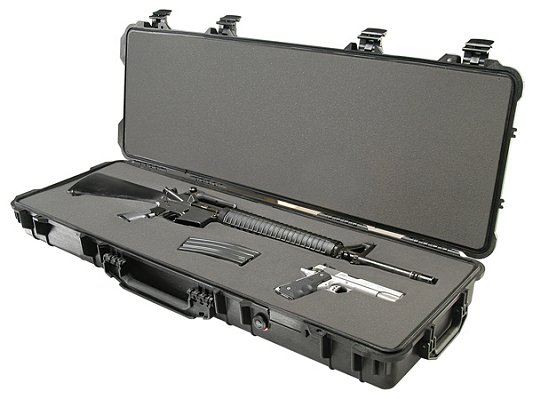 Pelican Black Rifle Case w/Wheels