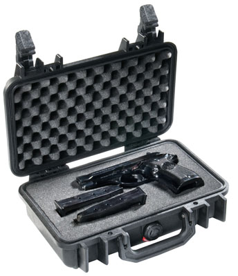 Pelican Case 10x6x3 Double Latch Watertight/Crushproof