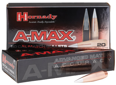 Hornady A-Max 6.5mm Grendel AMAX 123 GR 2620 fps 20 Rounds P