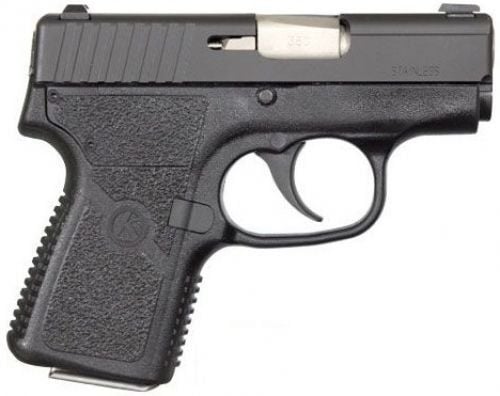 Kahr P380,.380ACP,2.5in barrel,black polymer frame,matte blackene