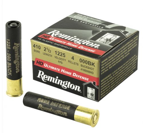 Remington Ultimate Home Defense 410 ga 2.5 4 Pellets 000 Buck Round  15rd box