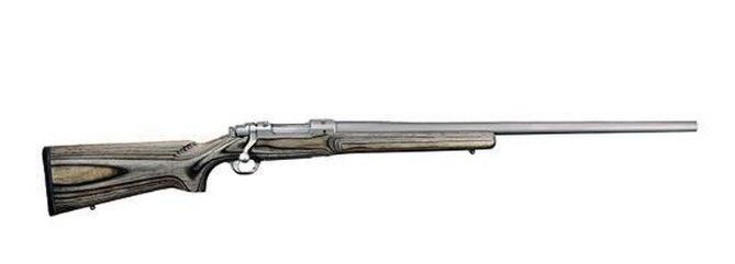 Ruger M77 Mark II Target Bolt-Action Rifle .243 Winchester 26 4 Rounds Black Laminate Stock Matte Stainless Steel Barrel