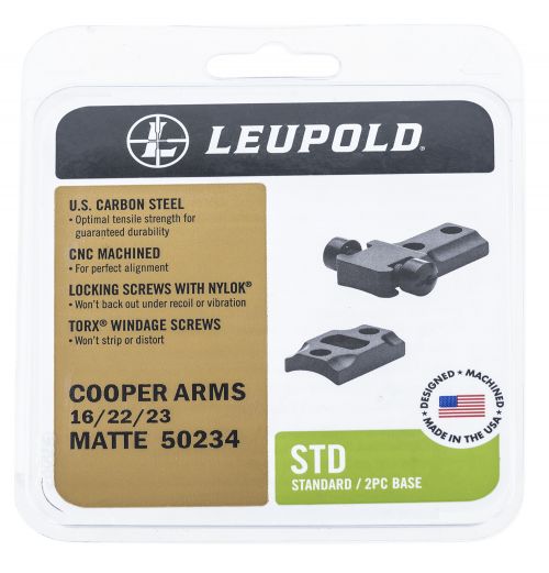 Leupold Standard Cooper Arms 16,22,23 2-Piece Black Matte
