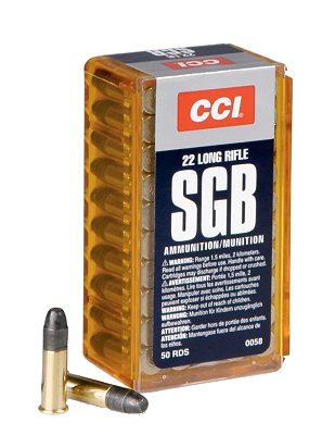 CCI .22LR 40 Grain Flat Point SMG Small Game Bullet