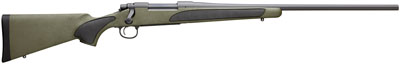 Remington 700 XCR II Bolt Action Rifle .300 WSM 24 Barrel 3 Round Black Green Hogue Stock Black Finish Barrel