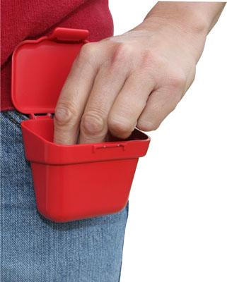 MTM Ammo Belt Pouch Holds 100rds .22 LR Poly Red