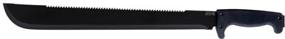 S.O.G MC02N SOGfari Fixed 18 High Carbon Stainless Machete Synthetic Rubber Bl