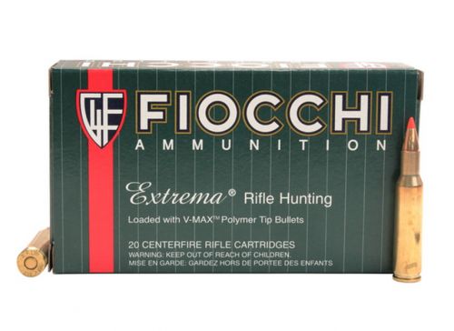 Fiocchi Extrema Rifle Ammo  222 Remington V-Max 50 GR  3200 fp 20rd box