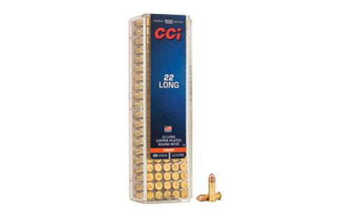 CCI High Velocity  22 Long 29 Grain Copper Round Nose 100rd box