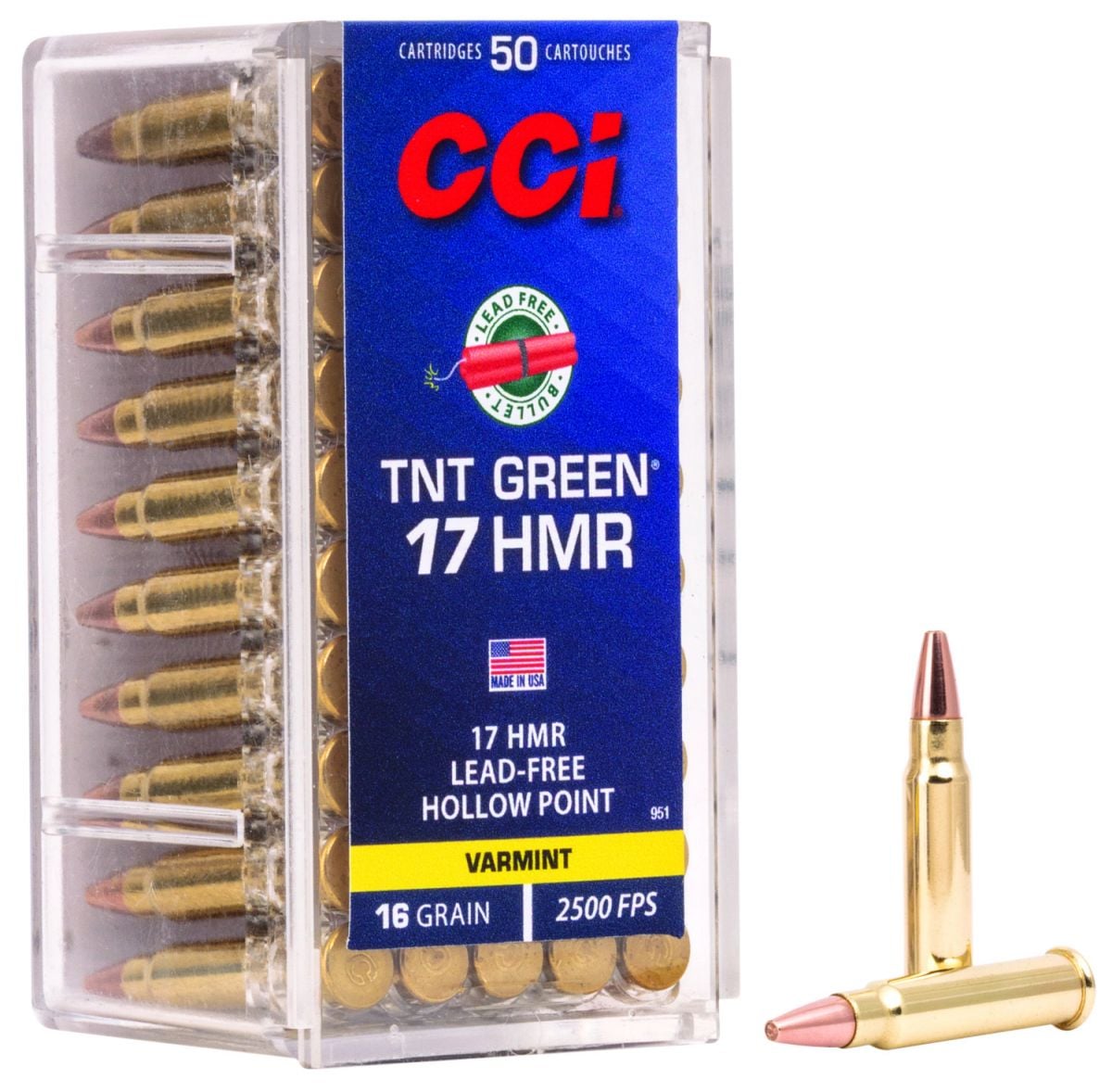 CCI .17 HMR .17 HMR Lead Free Hollow P