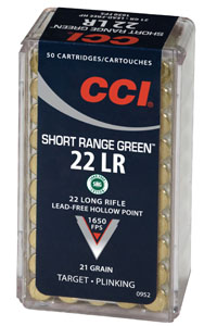 CCI SELECT .22 LR None Toxic Lead Free 21 GR 1650 fps