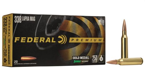 Federal Gold Medal Sierra MatchKing BTHP 20RD 250gr .338 LAP