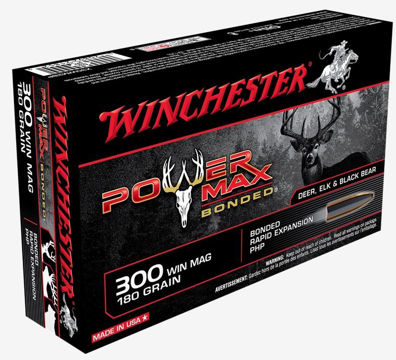 Winchester Ammo Super X 300 Win Mag 180GR Power Max Bond